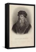 Leonardo Da Vinci-Leonardo da Vinci-Framed Stretched Canvas