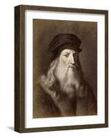 Leonardo Da Vinci-null-Framed Premium Giclee Print