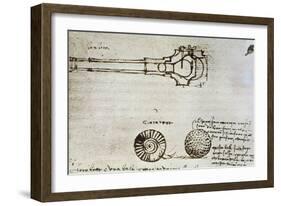 Leonardo Da Vinci-Leonardo da Vinci-Framed Giclee Print