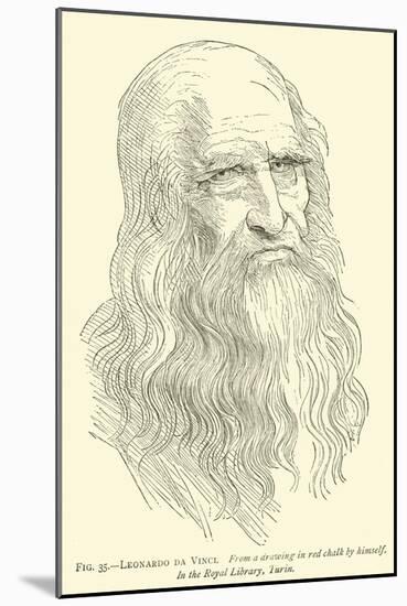 Leonardo Da Vinci-null-Mounted Giclee Print