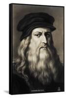 Leonardo da Vinci --Leonardo Da Vinci-Framed Stretched Canvas