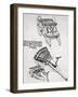 Leonardo: Gun-Leonardo da Vinci-Framed Giclee Print