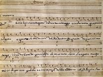 Autograph Music Score of Cain and Abel-Leonardo Leo-Stretched Canvas