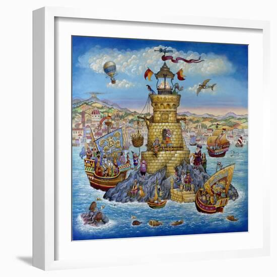 Leonardo's Light-Bill Bell-Framed Giclee Print