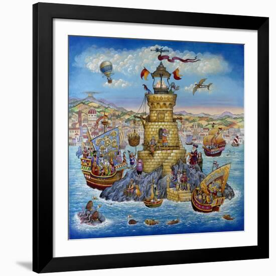 Leonardo's Light-Bill Bell-Framed Giclee Print