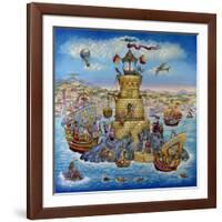 Leonardo's Light-Bill Bell-Framed Giclee Print