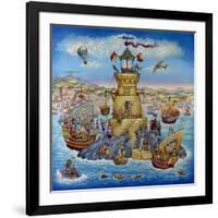 Leonardo's Light-Bill Bell-Framed Giclee Print