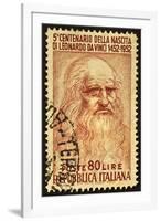 Leonardo Stamp-marzolino-Framed Art Print