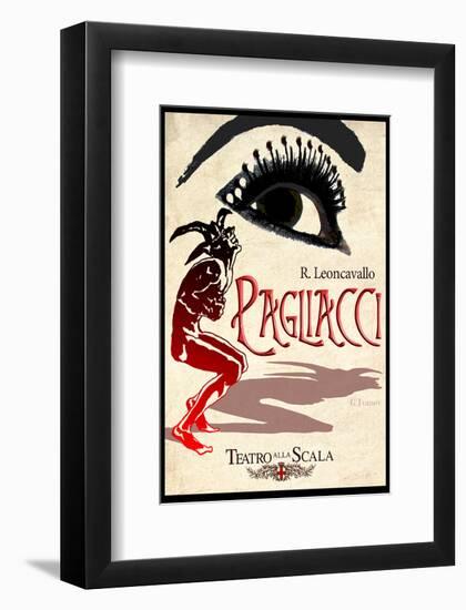 Leoncavallo Opera Pagliacci-null-Framed Art Print