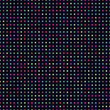 Bright Colorful Dots on a Dark Background-Leone_V-Art Print