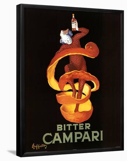 Leonetto Cappiello Bitter Campari Vintage Ad Art Print Poster-null-Framed Poster