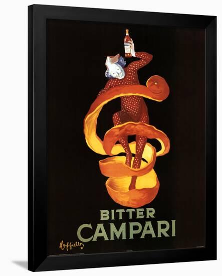 Leonetto Cappiello Bitter Campari Vintage Ad Art Print Poster-null-Framed Poster