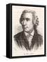 Leonhard Euler Swiss Mathematician-Louis Figuier-Framed Stretched Canvas