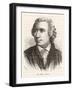 Leonhard Euler Swiss Mathematician-Louis Figuier-Framed Art Print