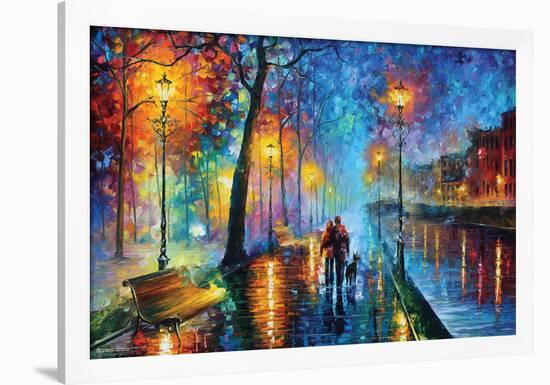 Leonid Afremov- Melody Of The Night-Leonid Afremov-Framed Poster