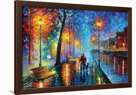 Leonid Afremov- Melody Of The Night-Leonid Afremov-Framed Poster