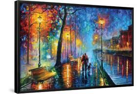 Leonid Afremov- Melody Of The Night-Leonid Afremov-Framed Poster