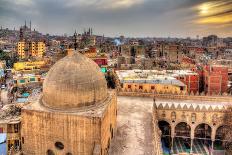 View of Cairo from Roof of Amir Al-Maridani Mosque - Egypt-Leonid Andronov-Photographic Print