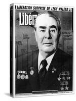 Leonid Brezhnev, Soviet Leader, Cover of Liberation, 1982-null-Stretched Canvas