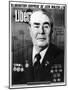 Leonid Brezhnev, Soviet Leader, Cover of Liberation, 1982-null-Mounted Giclee Print