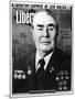 Leonid Brezhnev, Soviet Leader, Cover of Liberation, 1982-null-Mounted Giclee Print