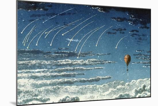 Leonid Meteor Shower, 1870-null-Mounted Giclee Print