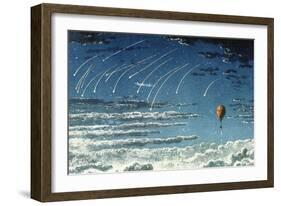 Leonid Meteor Shower, 1870-null-Framed Giclee Print