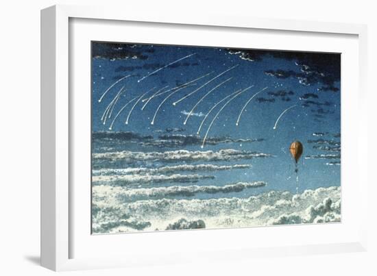 Leonid Meteor Shower, 1870-null-Framed Giclee Print