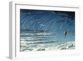 Leonid Meteor Shower, 1870-null-Framed Giclee Print