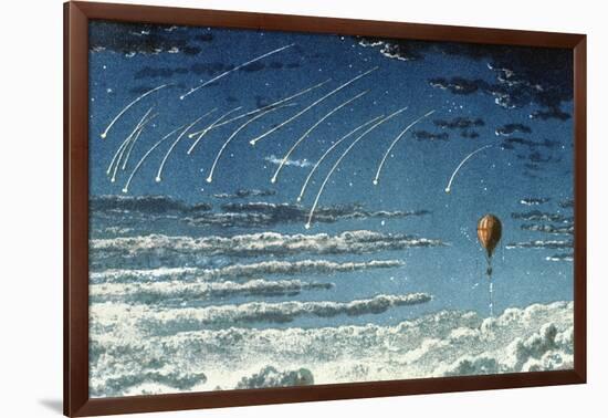 Leonid Meteor Shower, 1870-null-Framed Giclee Print