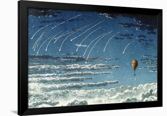 Leonid Meteor Shower, 1870-null-Framed Giclee Print