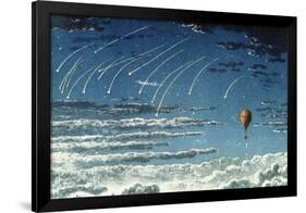 Leonid Meteor Shower, 1870-null-Framed Giclee Print