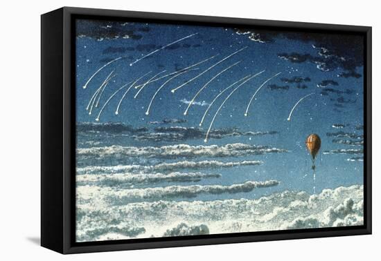 Leonid Meteor Shower, 1870-null-Framed Stretched Canvas