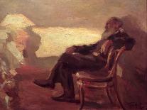 Portrait of Leo Tolstoy (Oil on Canvas)-Leonid Osipovic Pasternak-Giclee Print