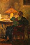 Leo Tolstoy with a Newspaper, 1901-Leonid Osipovich Pasternak-Giclee Print