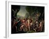 Leonidas at Thermopylae, 480 BC, 1814-Jacques-Louis David-Framed Giclee Print