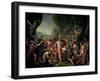 Leonidas at Thermopylae, 480 BC, 1814-Jacques-Louis David-Framed Giclee Print