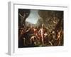 Leonidas at Thermopylae, 5th Century BC-Jacques-Louis David-Framed Premium Giclee Print