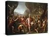 Leonidas at Thermopylae, 5th Century BC-Jacques-Louis David-Stretched Canvas