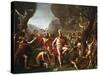 Leonidas at Thermopylae, 5th Century BC-Jacques-Louis David-Stretched Canvas