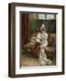 Leonie Garrido Looking at an Album of Prints-Eduardo-leon Garrido-Framed Giclee Print