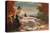 Leonilla Princess to Sayn-Wittgenstein-Sayn, 1843-Franz Xaver Winterhalter-Stretched Canvas