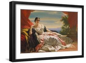 Leonilla Princess to Sayn-Wittgenstein-Sayn, 1843-Franz Xaver Winterhalter-Framed Giclee Print