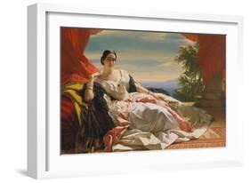 Leonilla Princess to Sayn-Wittgenstein-Sayn, 1843-Franz Xaver Winterhalter-Framed Giclee Print