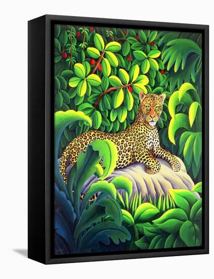 Leopard, 1993-Liz Wright-Framed Stretched Canvas