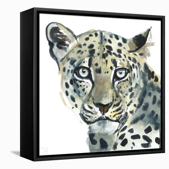 Leopard, 2015,-Mark Adlington-Framed Stretched Canvas