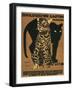 Leopard and Panther, Munich Zoo-null-Framed Art Print