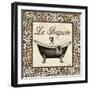 Leopard Bathtub-Todd Williams-Framed Art Print