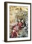 Leopard feeding on impala-Mark Hosking-Framed Photographic Print