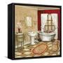 Leopard Florentine Bath-Gregory Gorham-Framed Stretched Canvas